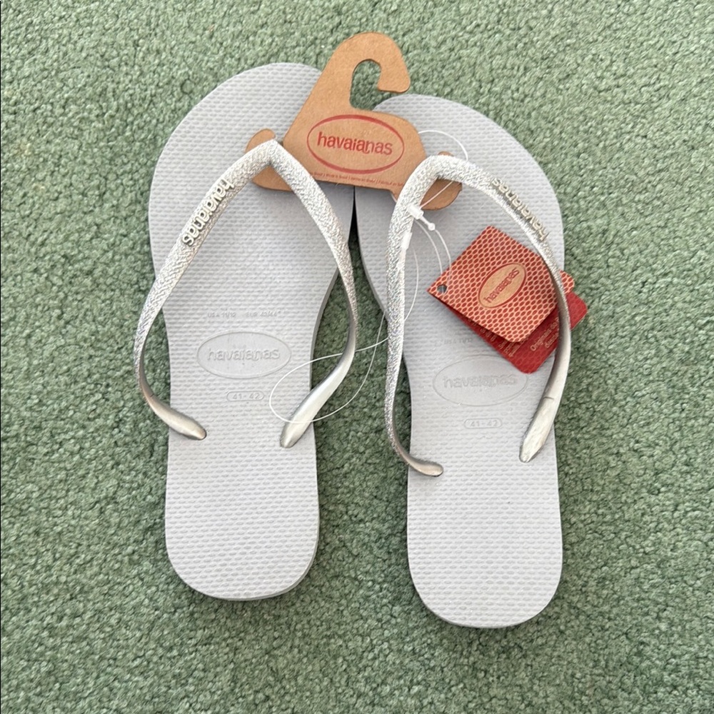 Havaianas Ice Grey Sandals Sleek Summer Style